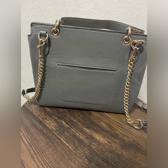 Coach Avery Flap carry all crocodile embossed leather crossbody bag /purse - Picture 8 of 14